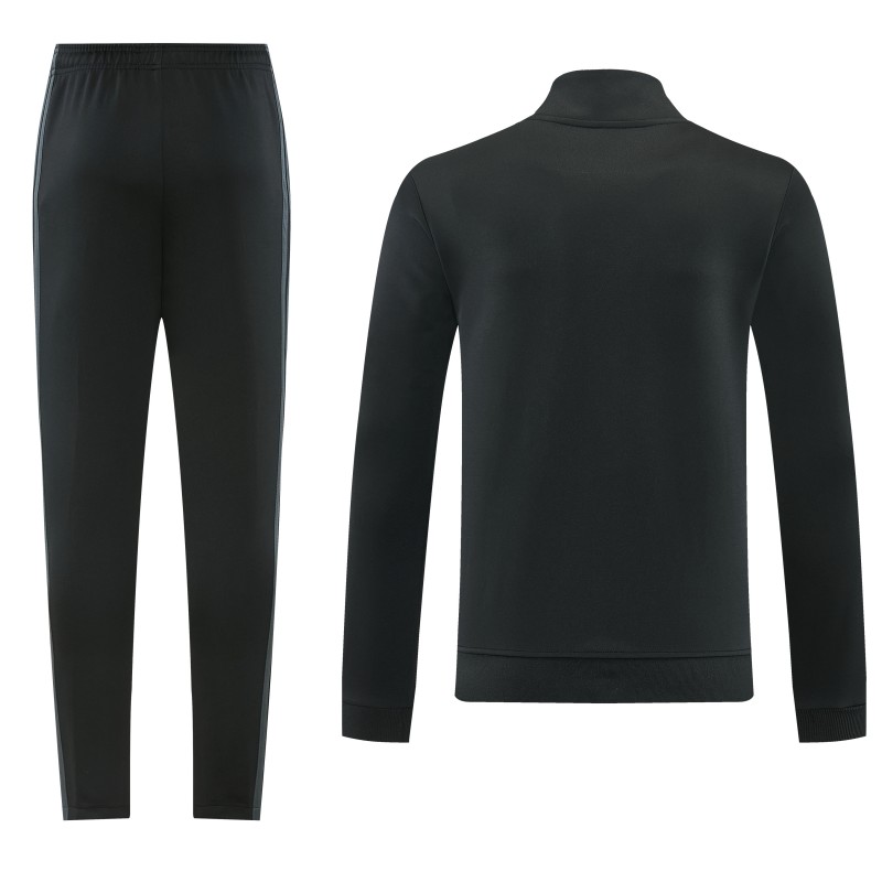 26/27 Liverpool  Black Full Zipper Jacket Tracksuit + Long Pants