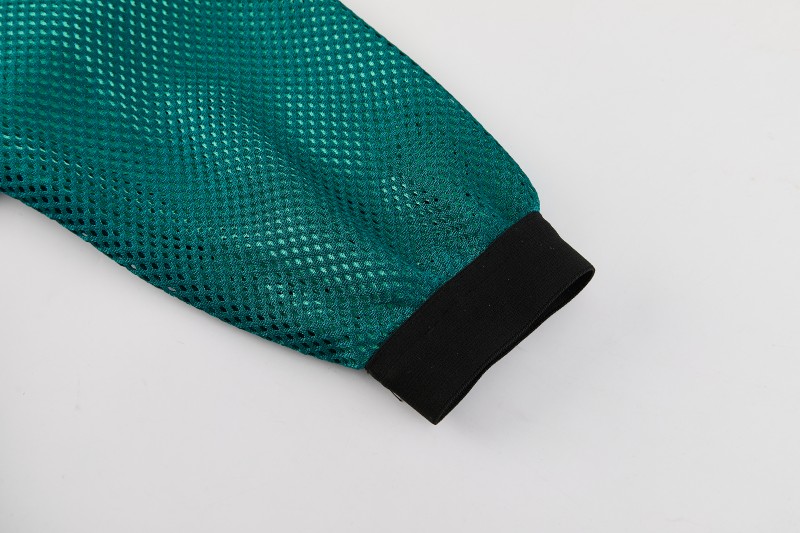 26/27 Brazil  Green Mesh Anthem Full Zipper Hooded Windbreaker Jacket