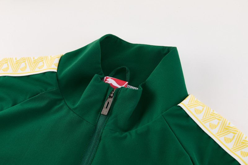 26/27 Senegal  Green Full Zipper Jacket + Long Pants