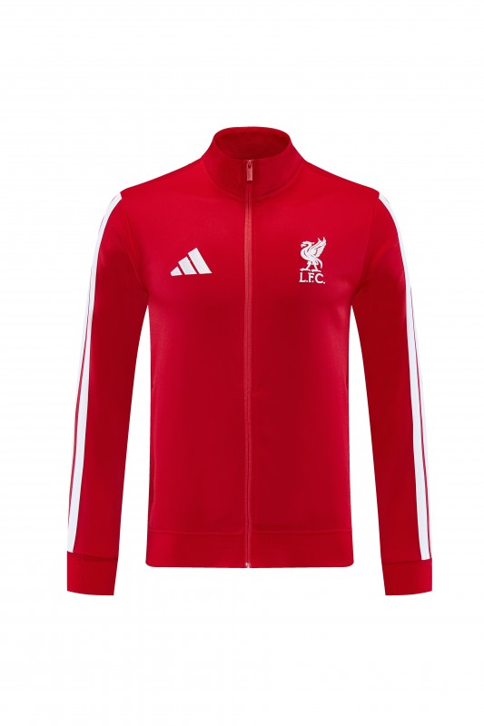 26/27 Liverpool  Red Full Zipper Jacket Tracksuit + Long Pants