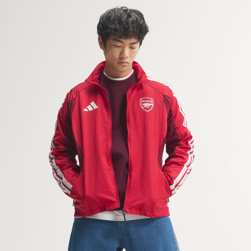 26/27 Arsenal FC Red  Full Zipper Windbreaker Jacket