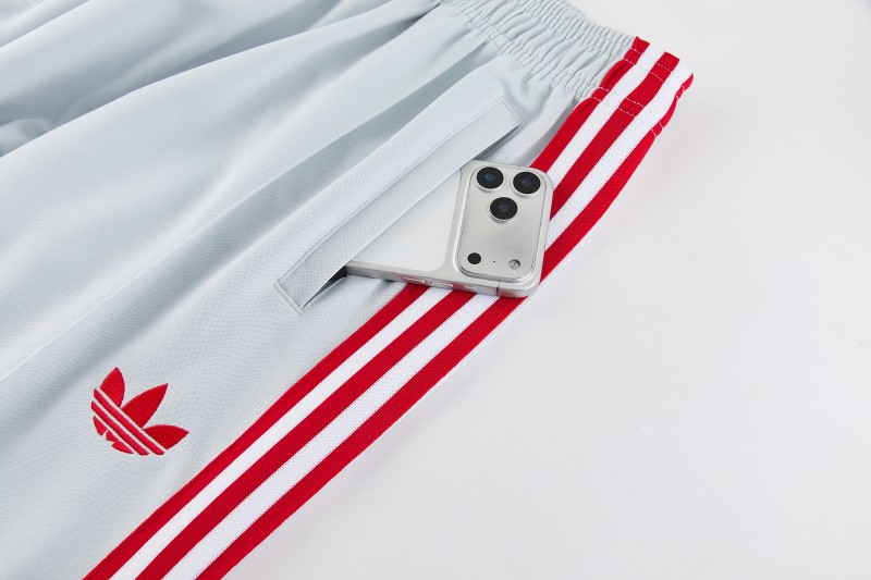 26/27 Liverpool  Grey Full Zipper Jacket Tracksuit + Long Pants