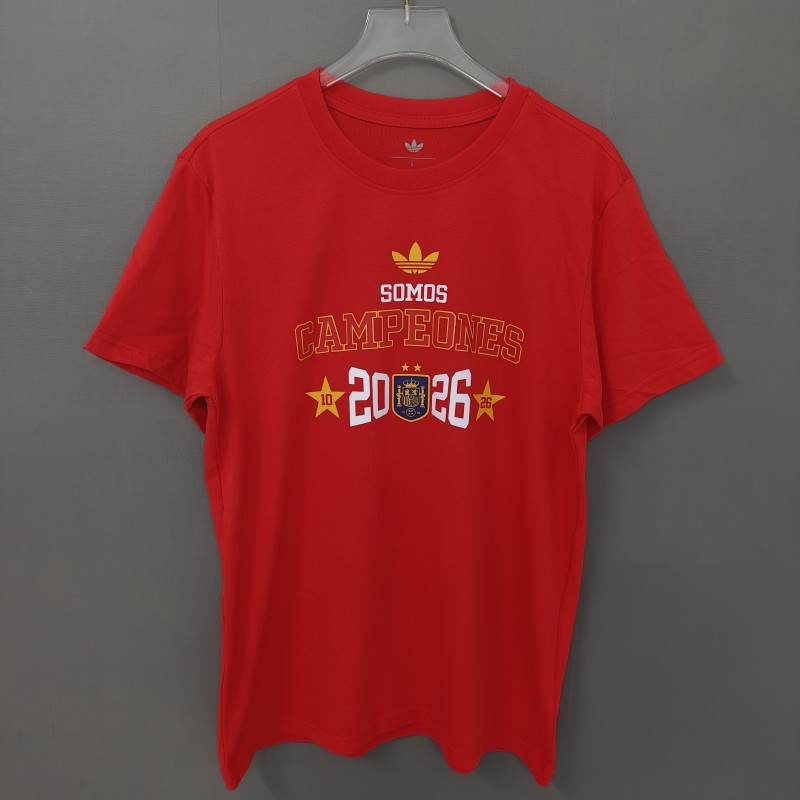 26/27 Spain Black Champions T-Shirt