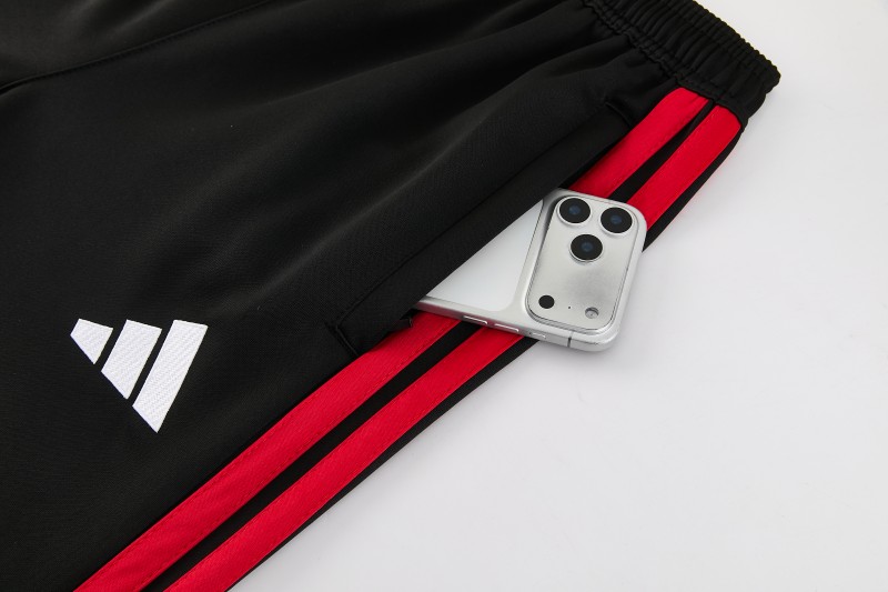 26/27 Manchester United FC  Black Full Zipper Jacket Tracksuit + Long Pants