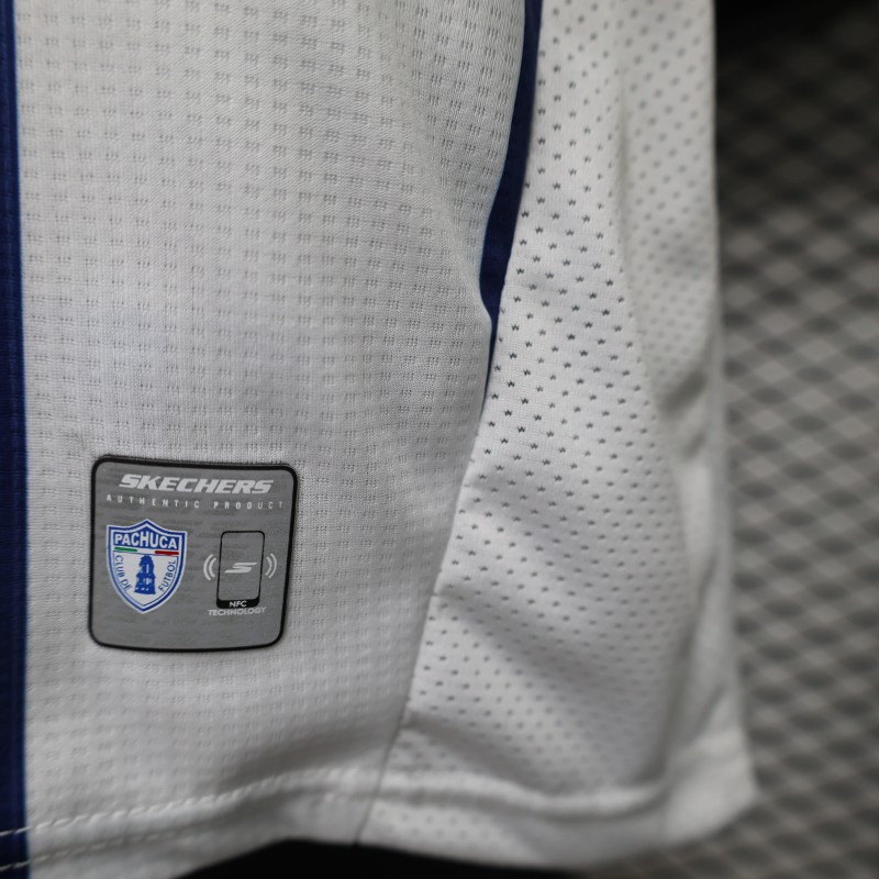 Player Version 26/27  Pachuca Home  White  Blue Jersey