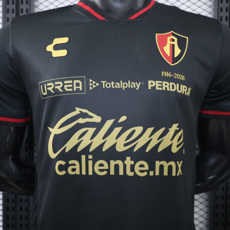 Player Version 26/27 Atlas FC Away Black Jersey