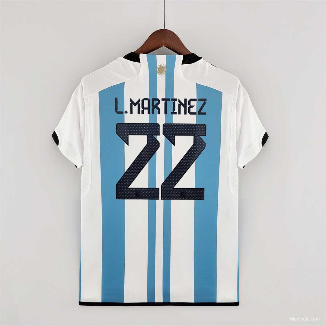 Argentina 22/23 home - 2 estrellas - Fans version