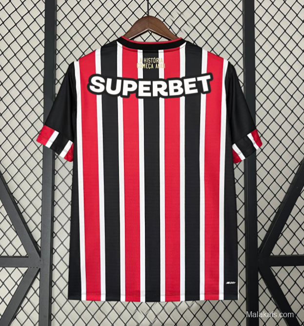 24/25 Sao Paulo Away Jersey + All Sponsors