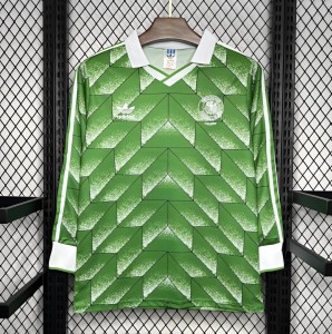 Retro 1990 Germany Away Green Long Sleeve Jersey