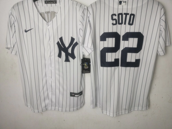 New York Yankees 2024 White T-shirt #22 Soto