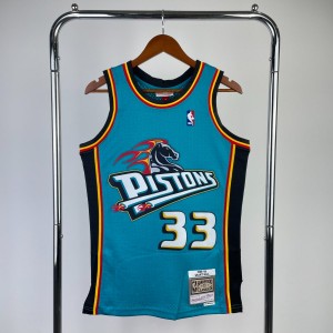 Detroit Pistons Grant Hill #33 Mitchell & Ness 1998/99 Hardwood Classics Jersey