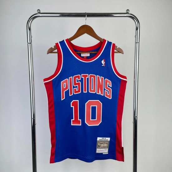 Detroit Pistons Dennis Rodman #10 Mitchell & Ness 1988/898 Hardwood Classics Jersey