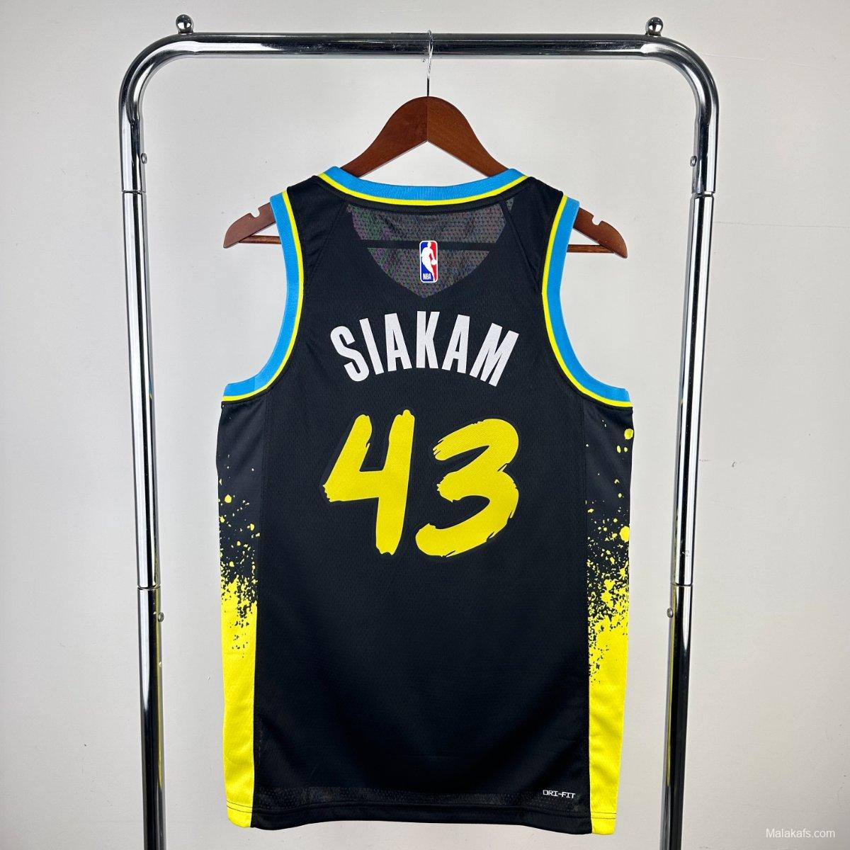 Indiana Pacers Siakam #43 2023/24 City Edition Jersey