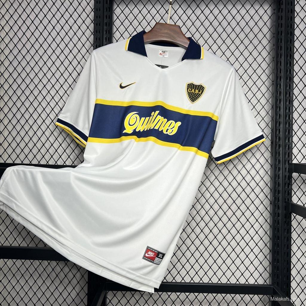 Retro 96/97 Boca Juniors Away White Jersey