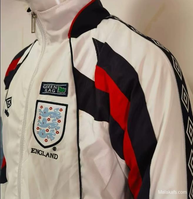 2024 England White Windbreaker