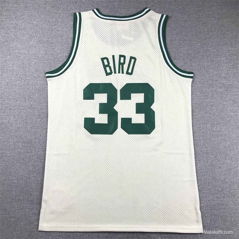 Boston Celtics #33 Larry Bird Mitchell & Ness Hardwood Classics Jersey
