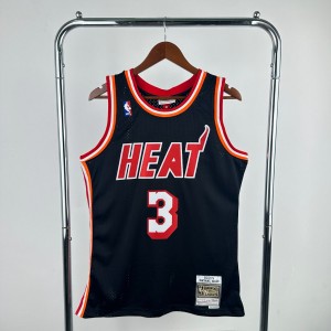 Miami Heat #3 Dwyane Wade 2013/14 Mitchell & Ness Editio