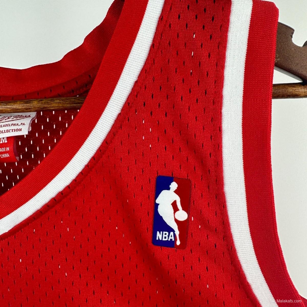 Philadelphia 76ers #3 Allen Iverson 1996/97 Mitchell & Ness Edition Red