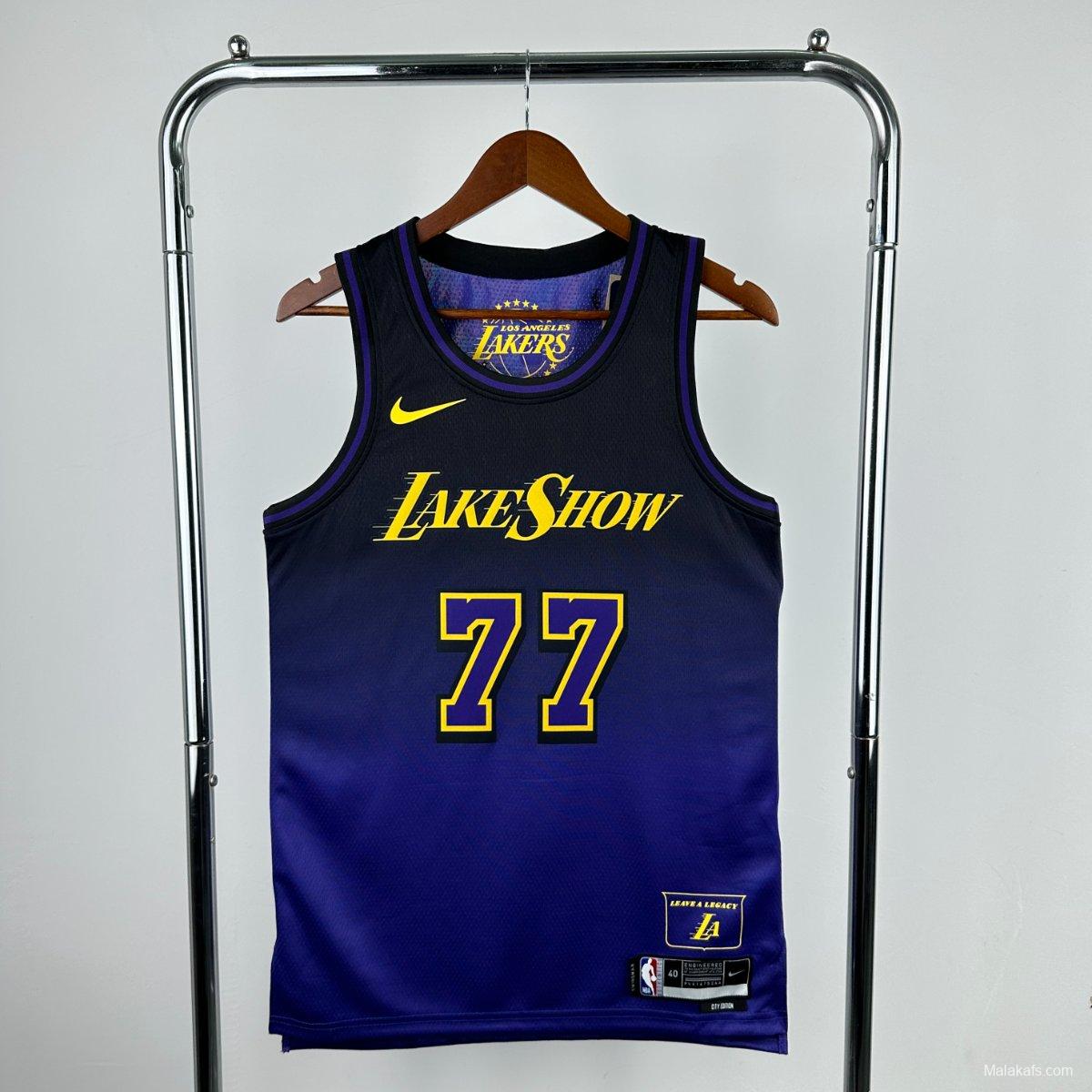 Los Angeles Lakers #77 Doncic 2024/25 City Edition