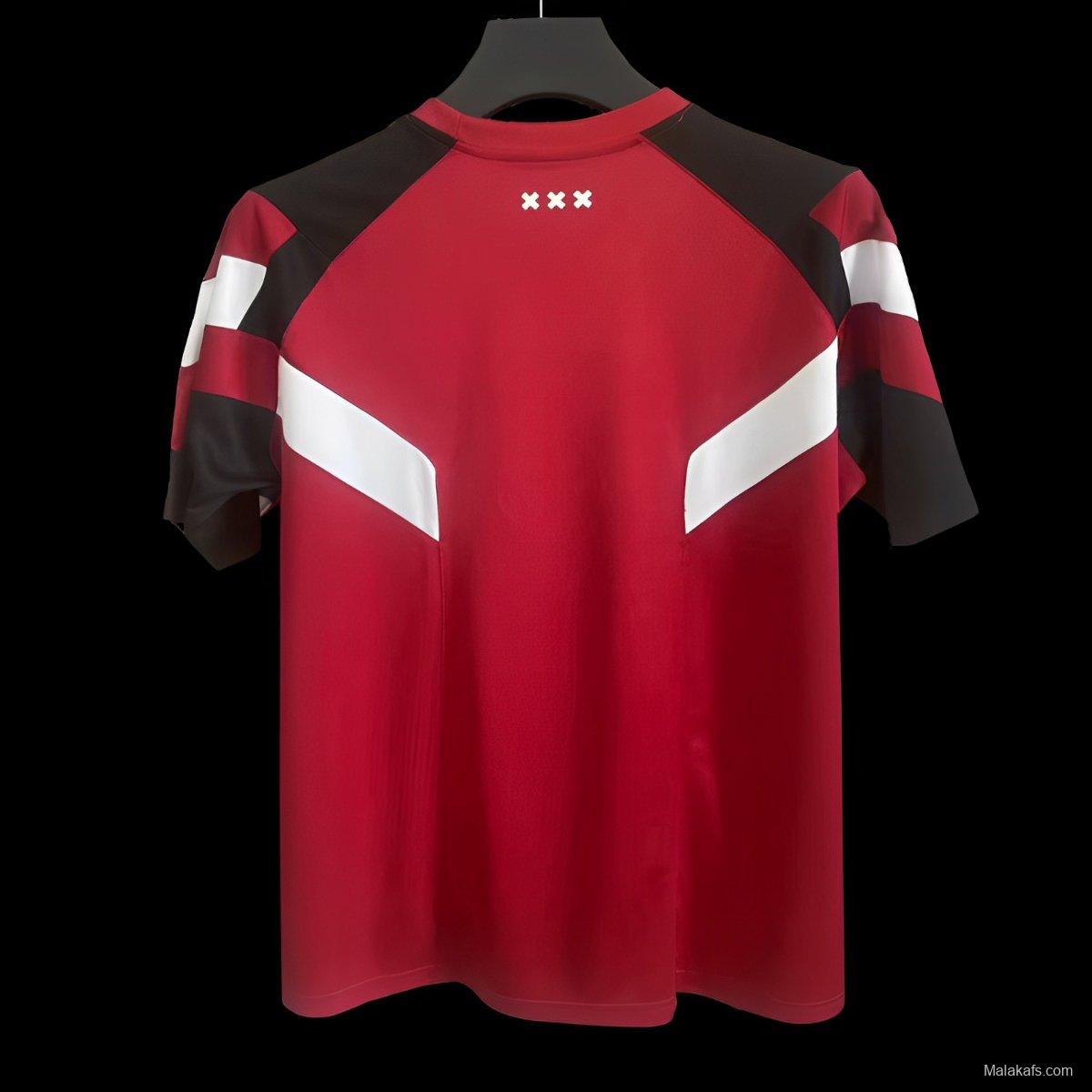 24/25 Ajax Originals Wine T-Shirt Jersey