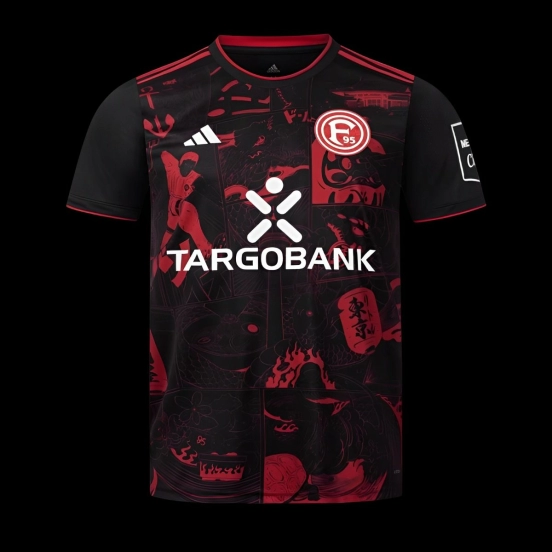 24/25 Fortuna Düsseldorf Daruma Black Jersey
