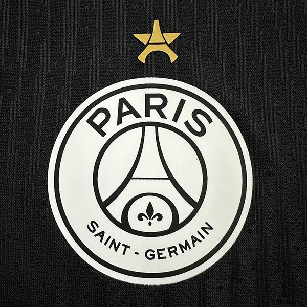 1 Star Player Version 25/26 PSG Black Champion Jersey