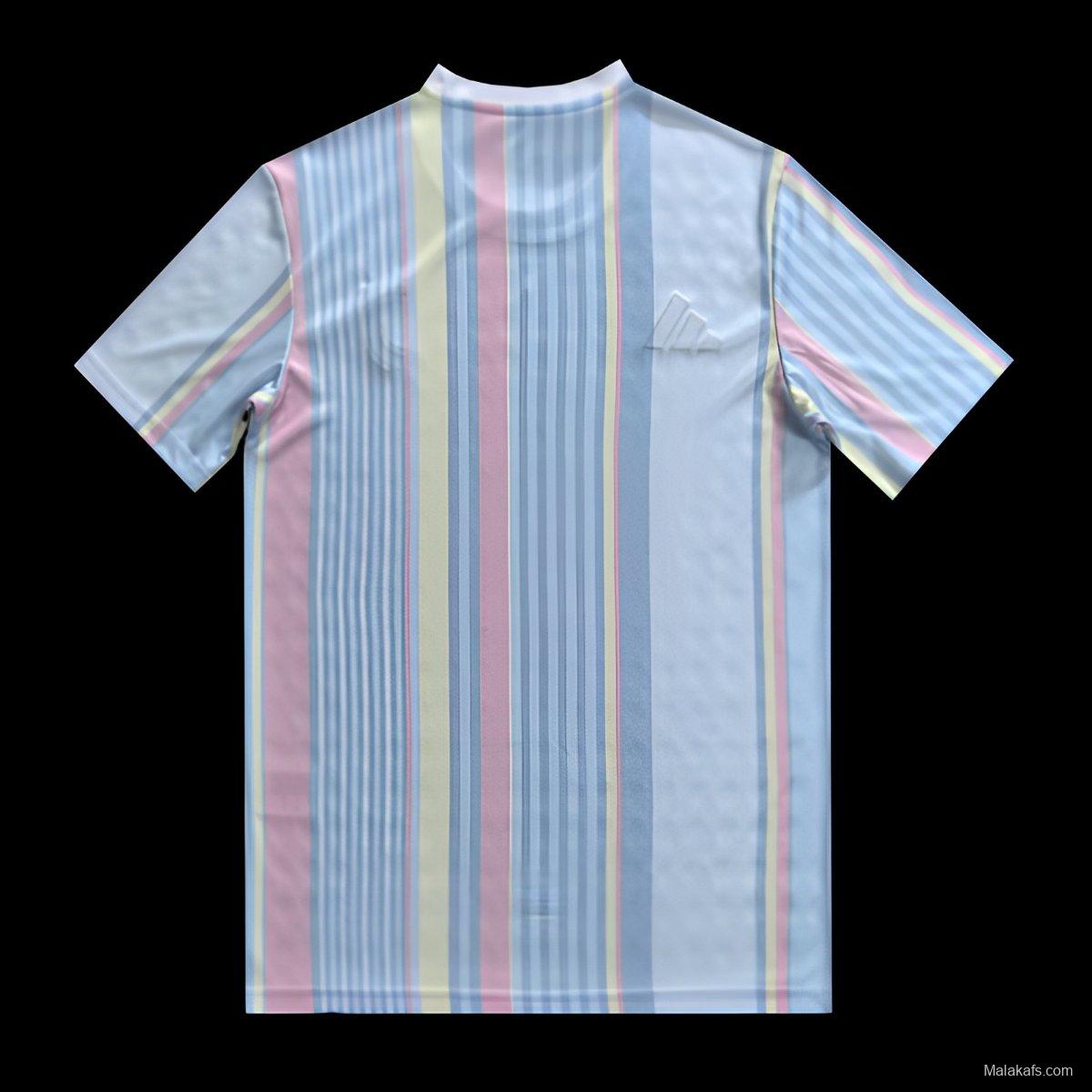 25/26 Juventus White with Rainbow Stripes Jersey