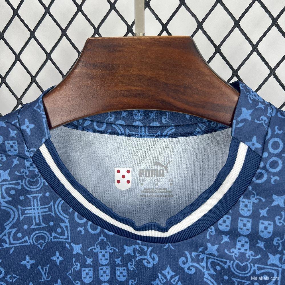 2025 Portugal Louis Vuitton Navy Special Jersey