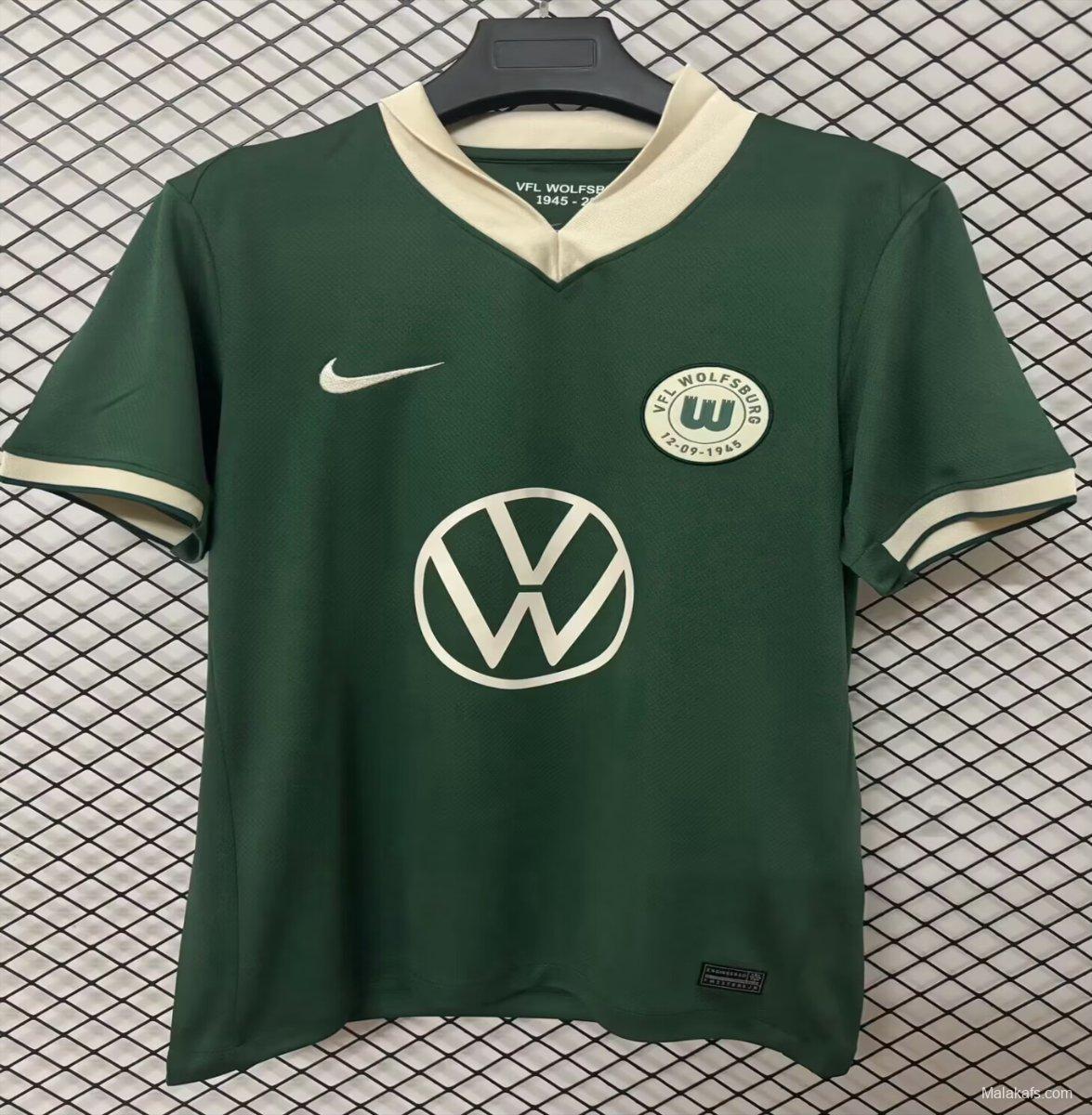 25/26 VFL Wolfsburg 80Th Anniversary Green Special Jersey