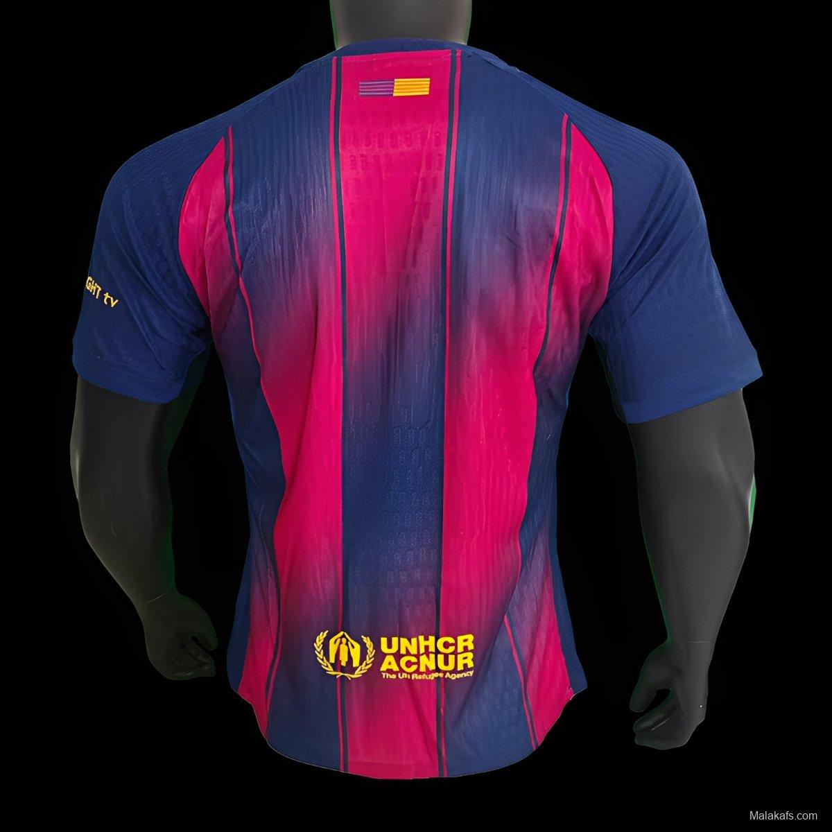 Player Version 25/26 BARCELONA x ED SHEERAN SIGNEE Edition Jersey