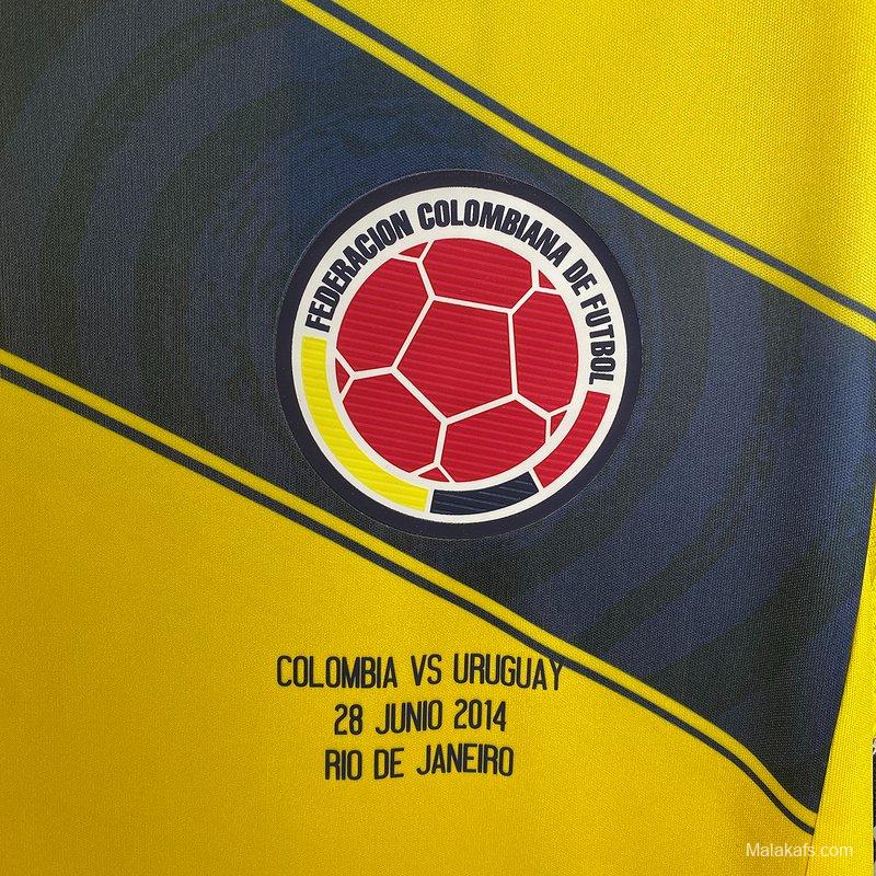 Retro 2014 Colombia Home Jersey
