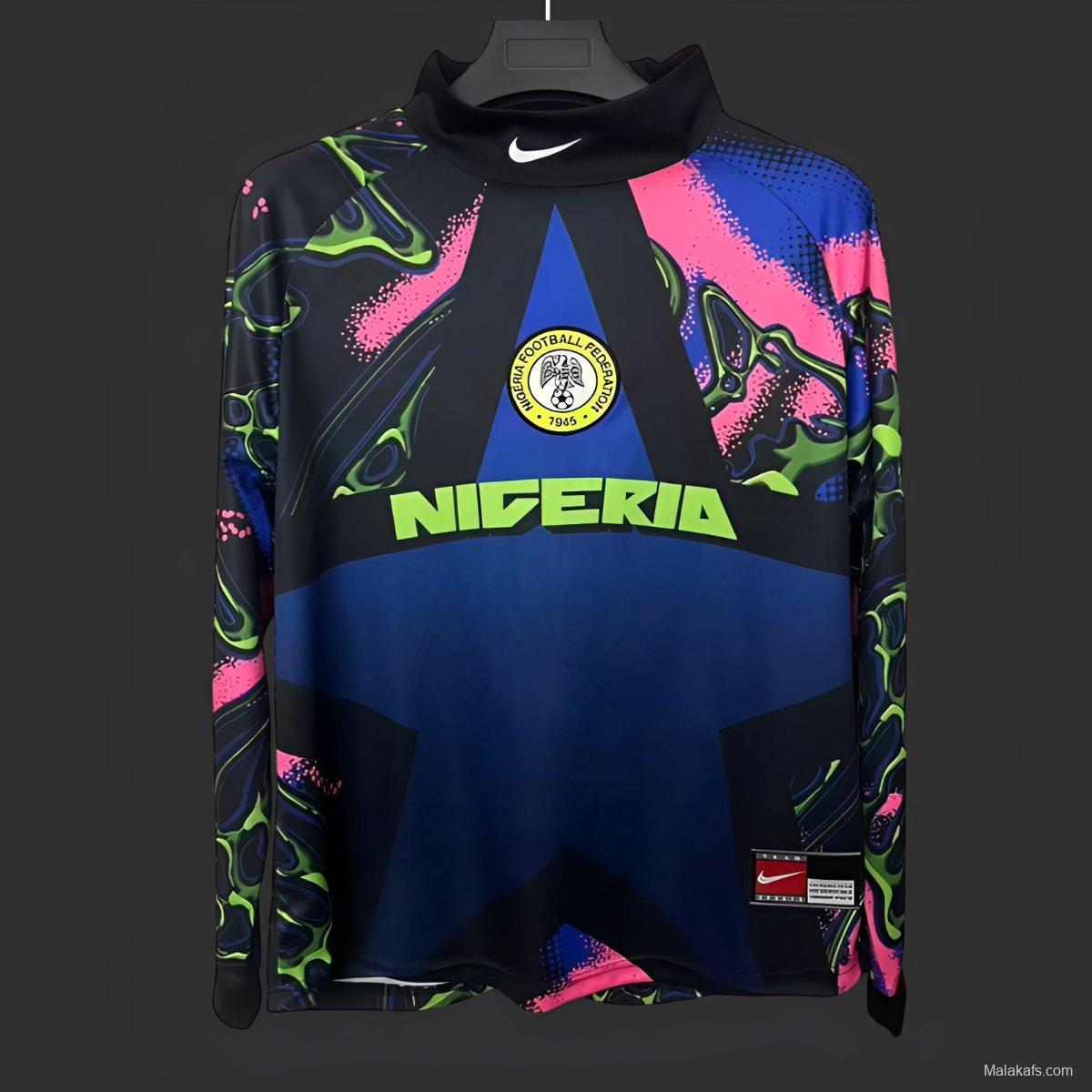 2026 Nigeria Hollywood Goalkeeper Long  Sleeve Jersey