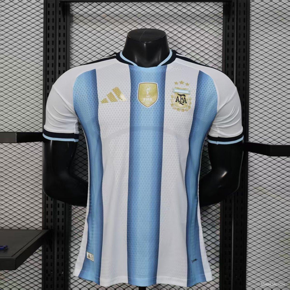 2026 Player Version Mens Argentina World Cup Home Jersey
