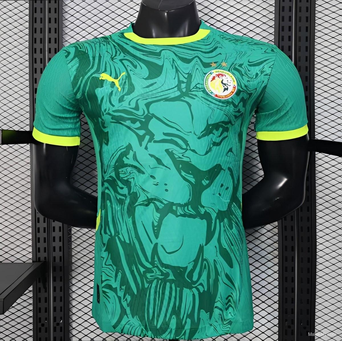 2026 Player Version Senegal Away Green Double Stars Edition Jersey