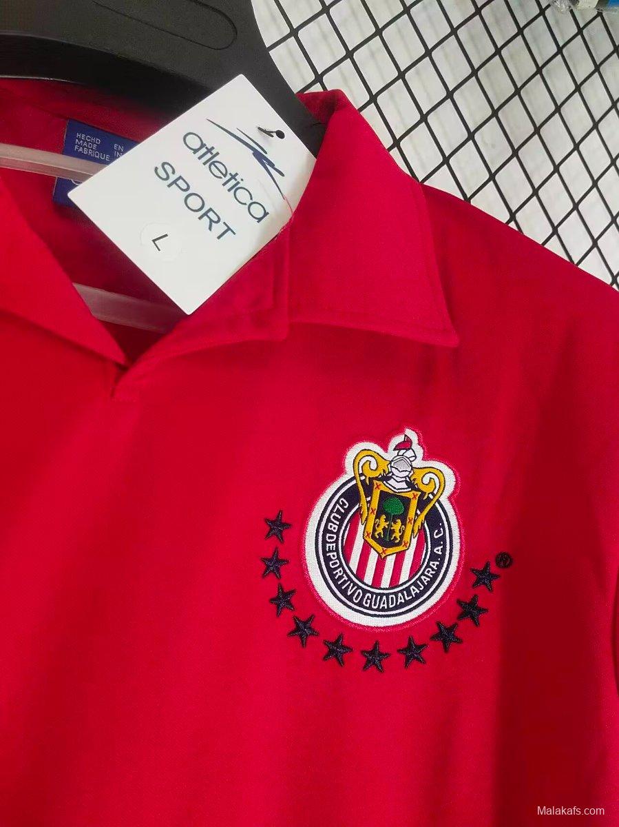 Retro 03/04 Chivas Guadalajara Third Red Jersey