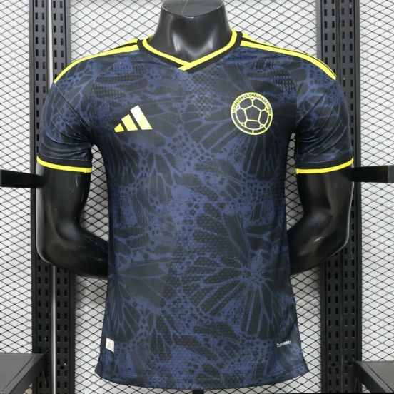 Player Version 26/27 Colombia Away  Navy Blue & Yellow Special Edition Jersey
