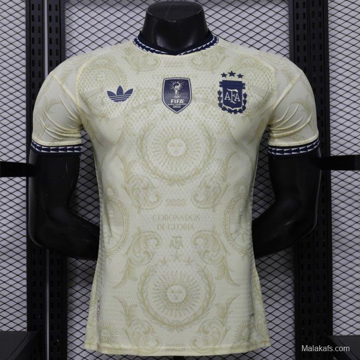 Player Version 26/27 Argentina  Champagne Special Edition Jersey