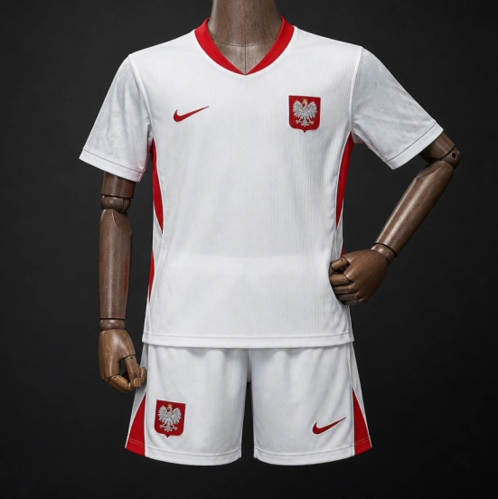 2026 Kids Poland Home Jersey