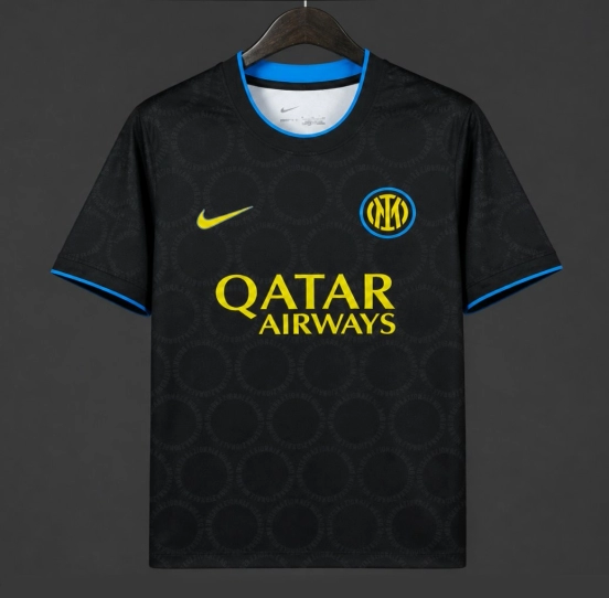26/27 Inter Milan Academy Pro Pre-Match  Black/Yellow Jersey