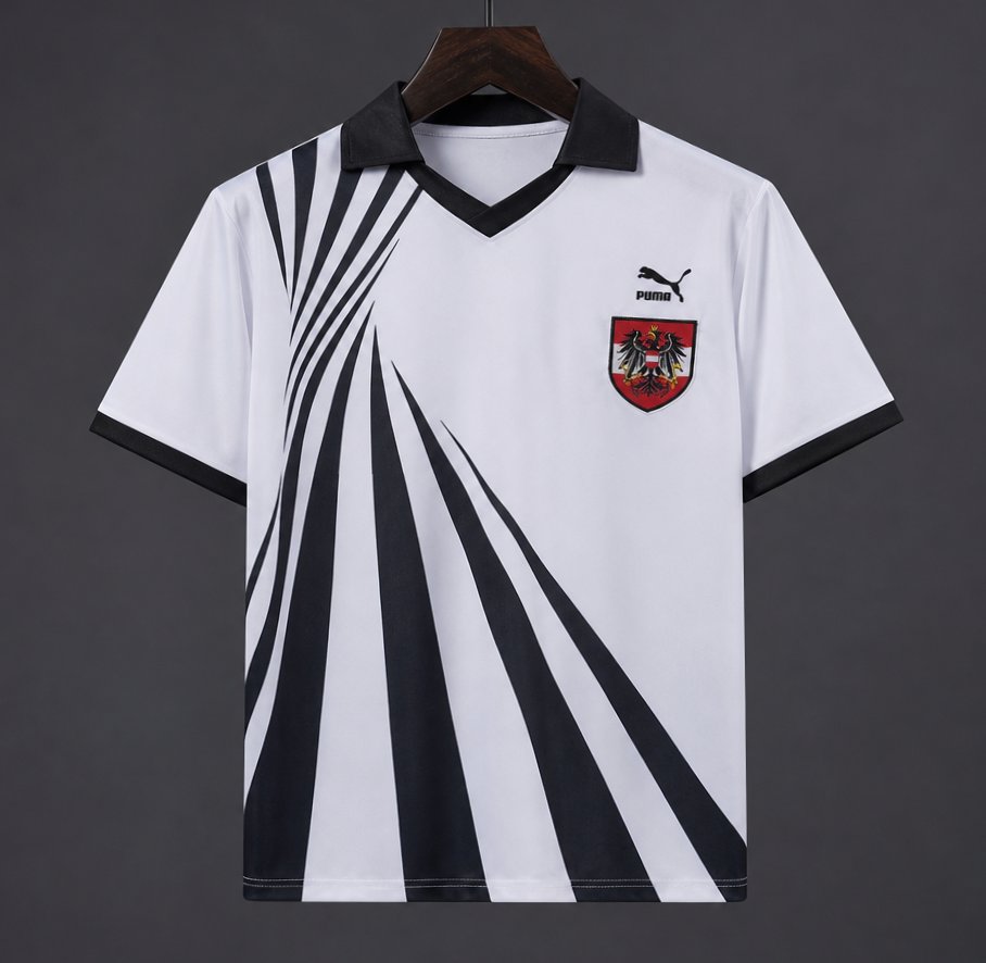 Retro 1990 Austria Home Jersey