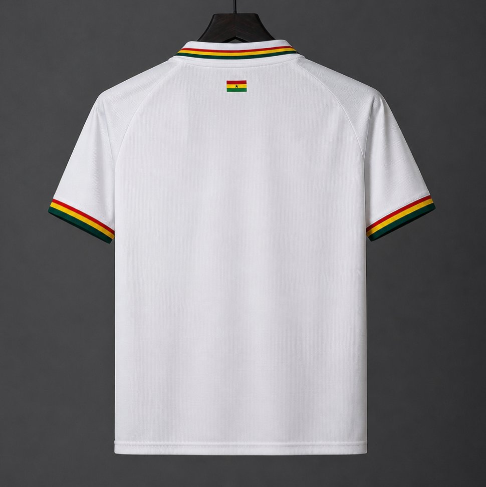 2026 Ghana National White POLO Jersey