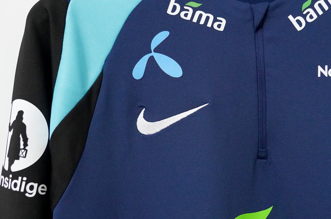 2026 Norway Dark Blue Half Zipper Training Jacket