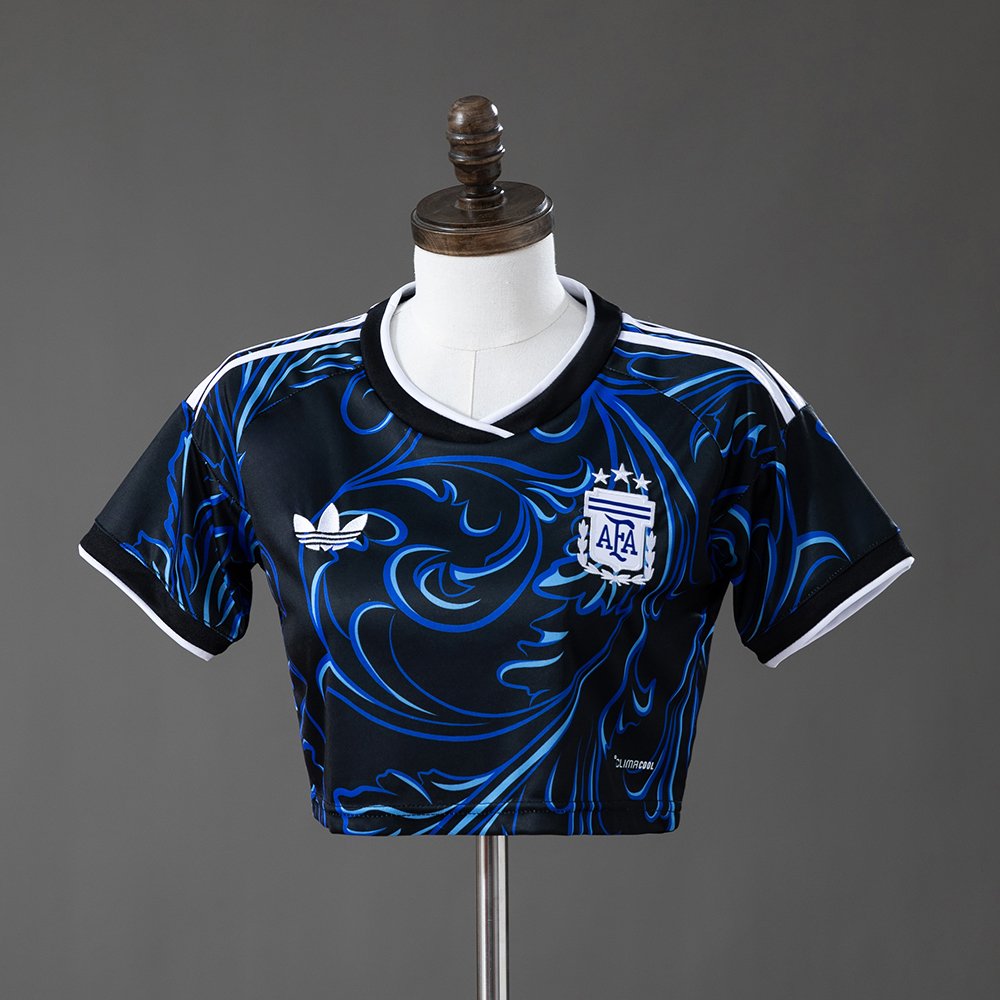 Argentina 2026 Away Women's Crop Top Style S-XXL