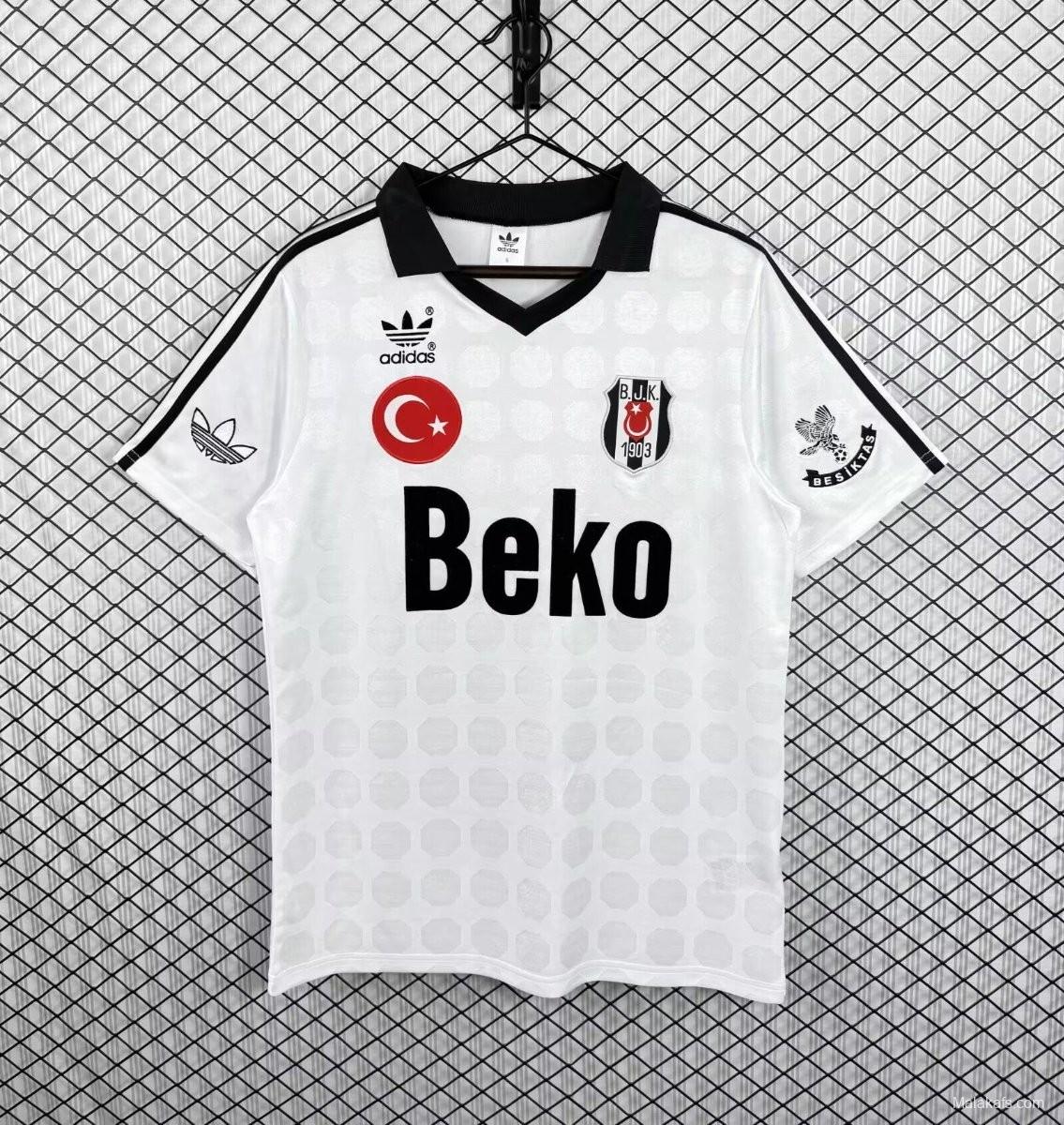 Retro 90/91 Besiktas Home Jersey