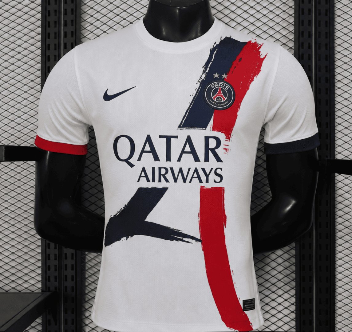Player Version 2 Star 25/26 PSG Away Jersey With Champions of Europe 2026 Printing