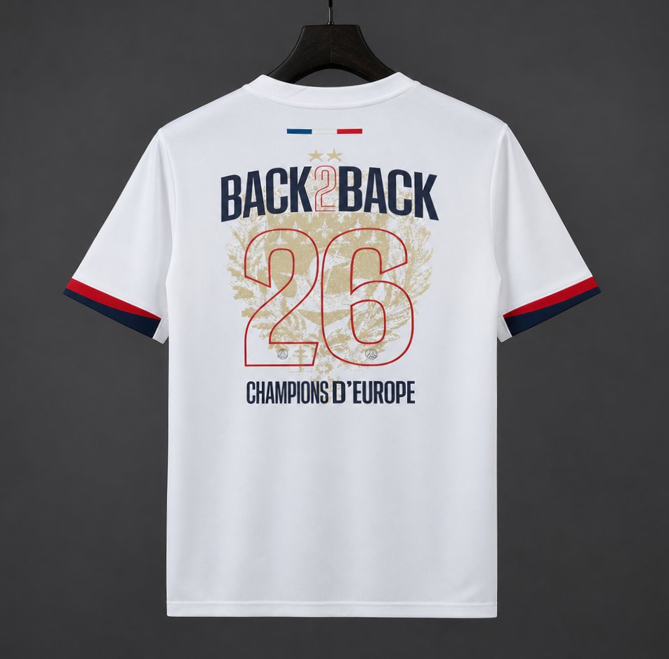 2 Star 25/26 PSG Away Jersey
