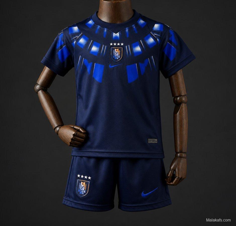 2026 Kids Uruguay World Cup Away Kit