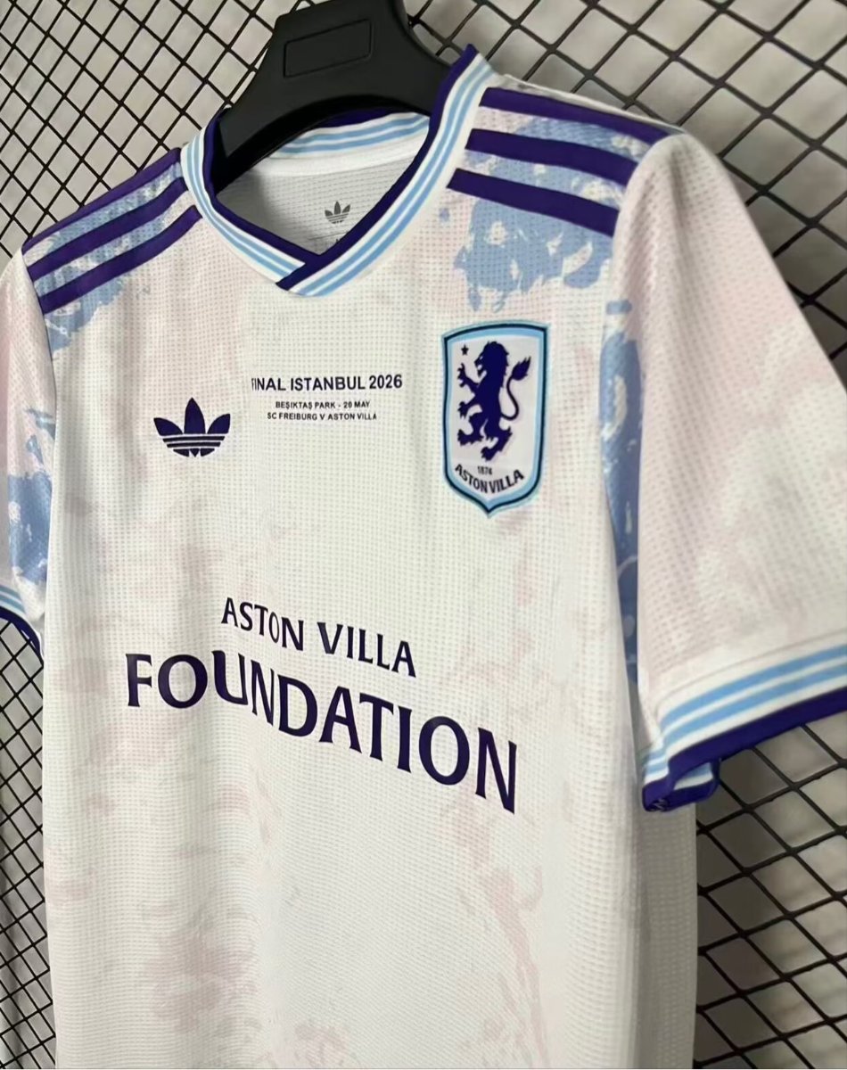 25/26 Aston Villa Europa League Final third jersey