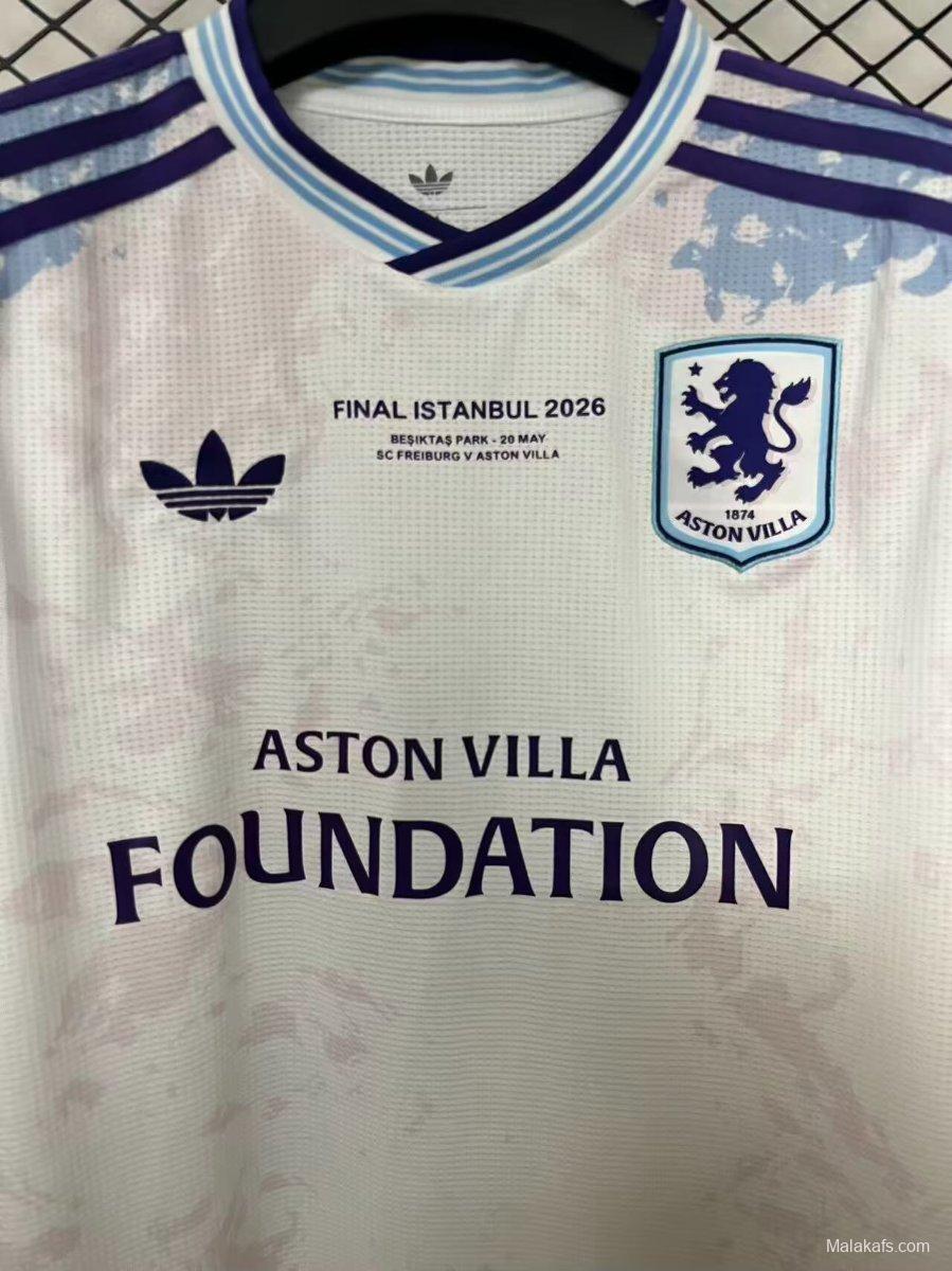 25/26 Aston Villa Europa League Final third jersey