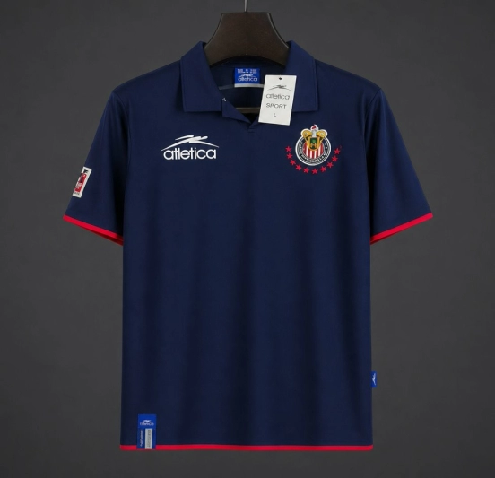 Retro 03/04 Chivas Guadalajara Away Navy Jersey